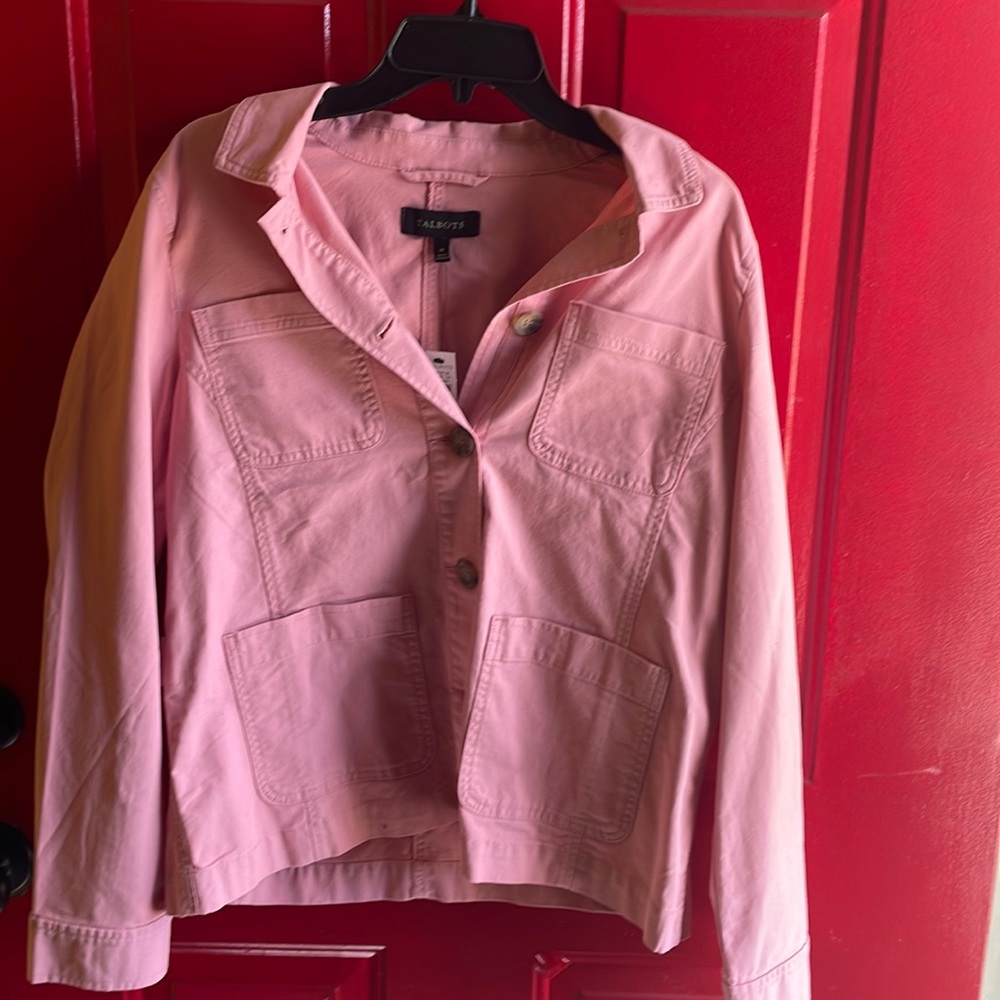 New with tags, Talbots cotton 5 button jacket